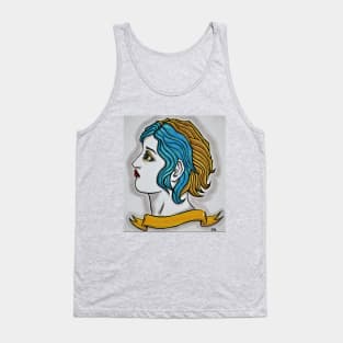 Stained Glass Hair Tank Top